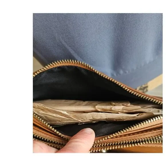 Valentina Fiore Made in Italy with Finest Leather Crossbody Stud Bag. NWT, New - Picture 8 of 10